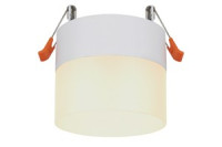 Ecola GX53 H4 5373 св-к встраив. СПОТ без обода Белый матовый 83x87 SR533WECB (10!)