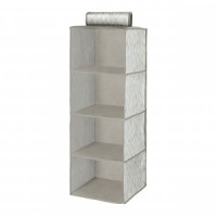 Органайзер подвесной 30x30x84см нетканный материал/картон ЛИСТЬЯ, 4 полки 75428 Master House