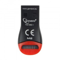Картридер внешн.USB2.0 Gembird, для считывания MicroSD карт, блистер