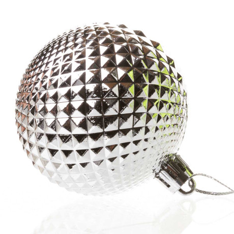 Шар Т101 6шт 6см(фактур.шипы) микс (120)