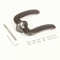 АЛЛЮР АРТ "ФОСТЕР" MBN (1640) круглое основание графит Комплект ручек (20)