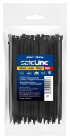 Safeline хомут (стяжка) нейлон 3,6х150 ЧЕРНЫЙ (уп.100шт, цена за уп.) PRO 24847
