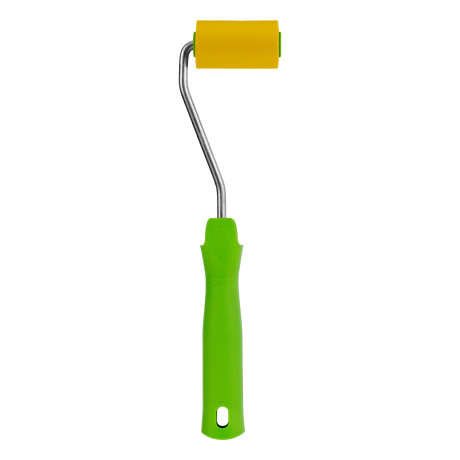 Валик прижимной резиновый с ручкой, 50 мм, D ручки 6 мм Сибртех