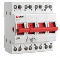 EKF PROxima переключатель трехпозиционный (рубильник) 4P 25А AC TPS425