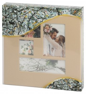 Фотоальбом (Ф/а) Image Art BBM 46100/1 серия 014 100 фото 10*15 цветочная с окошком (24/672) Deluxe