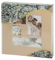 Фотоальбом (Ф/а) Image Art BBM 46100/1 серия 014 100 фото 10*15 цветочная с окошком (24/672) Deluxe