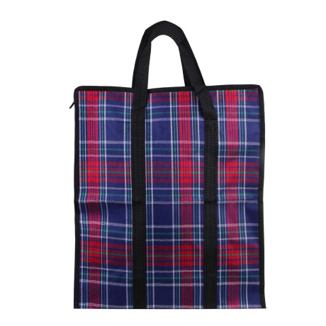 Сумка хозяйственная тм VETTA Шотландка, 35x40x15см, 21л, до 8кг, полипропилен, 3 цвета