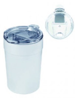 Термокружка Brisbane-360 колба нерж сталь с керам покрытием, 0,36л, белая 84067 Master House