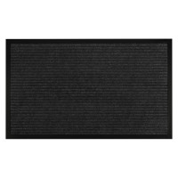 Коврик придверный, влаговпитывающий, SINDBAD Т202/5 50х80смх8мм, темно-серый (полоска)