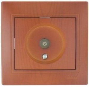 Lezard Мира роз. TV СУ 1 мест. сосна (RG6, проходн.) (корпус PC) 701-0801-129