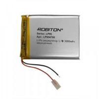 Аккумулятор Robiton LP954760 3,7V 3000mAh с защитой PK1, 17329