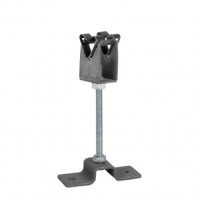 EKF PROxima Держатель токоотвода металлический дистанционный L=100мм, CZ/NI lp-d2115-100-cz