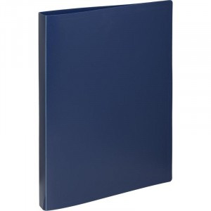 Папка на 2-х кольцах пласт. 16/25мм А4 Attache Economy синяя 798545