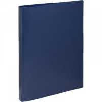 Папка на 2-х кольцах пласт. 16/25мм А4 Attache Economy синяя 798545