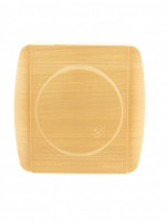 &quot;Lezard DEMET роз. ОУ 1 мест. 16А (земля) с крышкой,  ясень (основание PBT, корпус PC) 711-4700-123