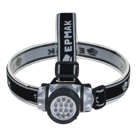 Фонарь налобный, тм ЕРМАК, 14 ярк. LED, 3xAAA, 6х4,2 см