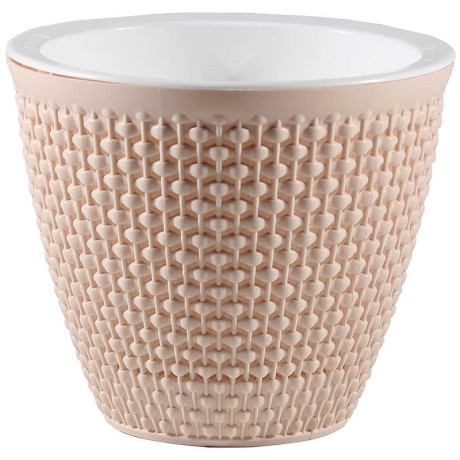 Кашпо Ротанг  1,6л Пудровый КШ-6470 ВМС(20)