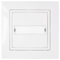 Bylectrica УЮТ выкл. 1 кл. СУ с биркой, белый, (С110-745)