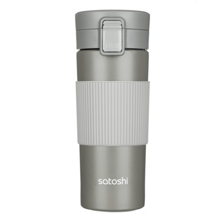 SATOSHI Ассара Термос-кружка с крышкой на защелке, 500мл, нерж.сталь 18/10
