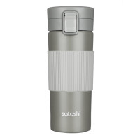 SATOSHI Ассара Термос-кружка с крышкой на защелке, 500мл, нерж.сталь 18/10