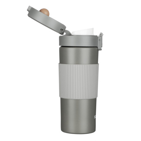 SATOSHI Ассара Термос-кружка с крышкой на защелке, 500мл, нерж.сталь 18/10