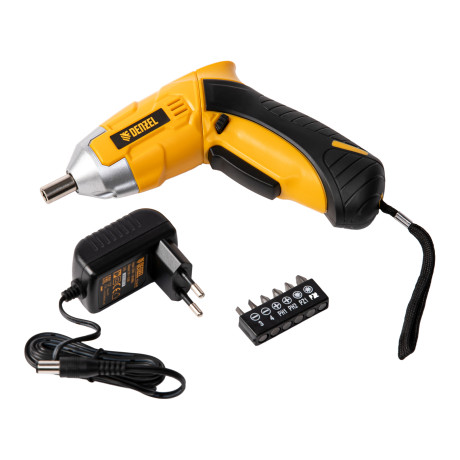 Отвертка аккумуляторная CSL-3.6-02, Li-Ion, 3.6 В, 1.3 А*ч, в блистере Denzel