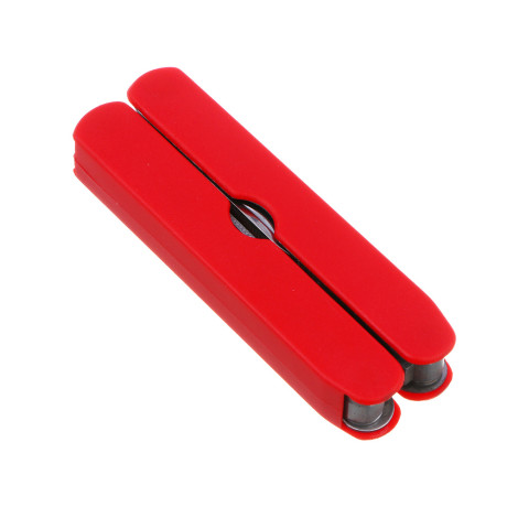 Мультитул многофункциональный тм ЕРМАК, 11 функций, нержавеющая сталь, 10 см, красн.