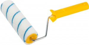 Валик STAYER "MASTER" NYLON ПОЛИАМИД малярный в сборе, ворс 6мм, бюгель 6мм, 40х180мм