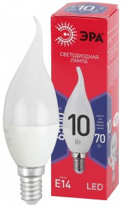 ЭРА ECO свеча на ветру BXS E14 10W(800lm) 6500K 6K 125х38 BXS-10W-865-E14 5949