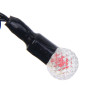 СНОУ БУМ Гирлянда эл. вьюн с насад. "Шарики", 10м, 80LED, мульти, 8 режимов, ПВХ черный, 220В