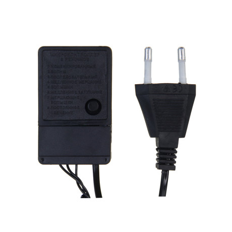 СНОУ БУМ Гирлянда эл. вьюн с насад. "Шарики", 10м, 80LED, мульти, 8 режимов, ПВХ черный, 220В