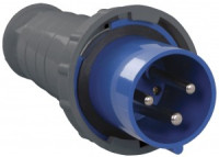 IEK силовая вилка CEE 033 переносная 2Р+РЕ 63А 220В IP54