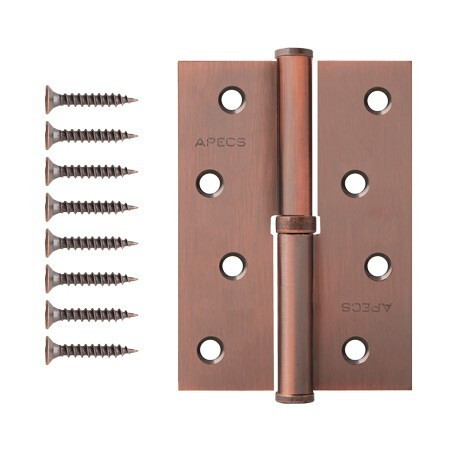 Петля Апекс 100*70 левая с Подшипником (медь)  \2