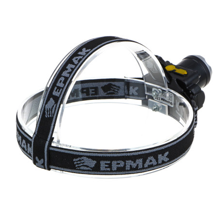 ЕРМАК Фонарик налобный, XPE, 5 Вт, 73х35х64 см, 3 режима, 1500мАч, USВ кабель, пластик