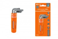 TDM Алмаз набор ключей типа «TORX» с отверст. 7шт Т9-Т30 кругл. держатель в блист. SQ1021-0101