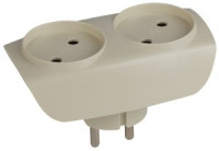 ЭРА разветвитель (тройник) 2роз. (сл. кость) SP-2-I