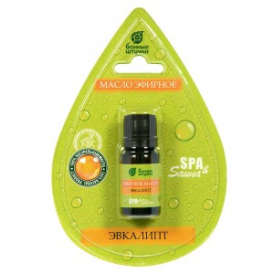 Масло эфирное 10мл Эвкалипт, блистер в форме капли, Банные штучки