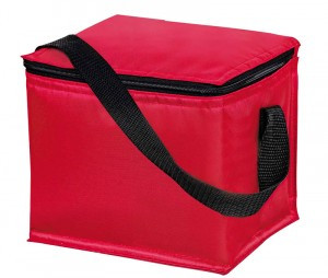 Термосумка-бокс Ecos 5л. 20*13*20см. красн. CB-92 плечев. ремень (ПЭ 600D/ПЭ/фольга 2мм) 6592