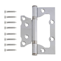 Петля VANGER 100х75-P2-CR БЕЗ врезки 2подшипника (хром)  \1 (100)