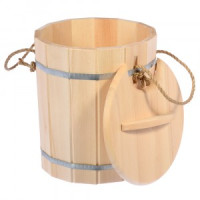 Запарник 16л с крышкой, липа, 33224 Hot Pot