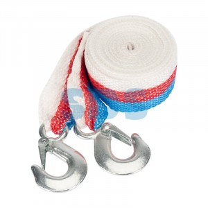 Трос буксировочный 3,5 тонн, 5 м, с двумя крюками, в чехле REXANT, 80-0227