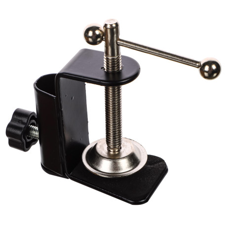 BY Светильник настольный Лунд Е27,60Вт,230В,85см, струбцина,подставка,каб.140см,металл,черный