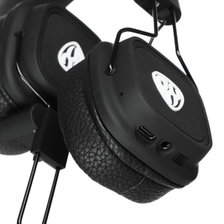 BY Наушники беспроводные накладные Solo, кожаное оголовье, 400мАч, BT5.0