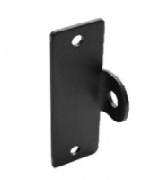 Домарт Проушина гаражная 50*150толщ.4мм) черный d 15мм10)