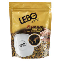 Кофе растворимый сублимированный ЛЕБО Экстра дой-пак 70г.
