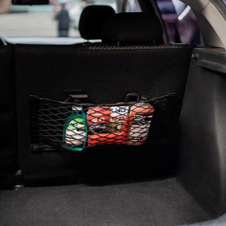 ЕРМАК Сетка крепления груза в багажник, полипропилен, 25х55см