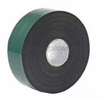 Двусторонний скотч, зеленого цвета на черной основе, 30мм, 5метров  REXANT, 09-6130