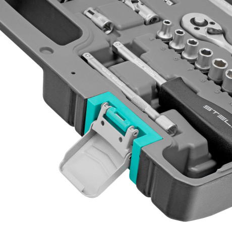 Набор инструментов, 1/2", 1/4", CrV, пластиковый кейс 88 предметов Stels