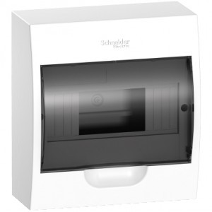 Systeme electric City9 бокс (корпус) пластик. ЩРН-П- 8 мод. навесн с прозр. дверц IP40 EZ9E108S2SRU