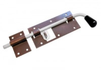 Засов Домарт гаражный с проушиной 400 мм мод.2 медь антик.5)